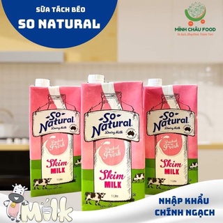 Sữa tươi tách béo So Natural