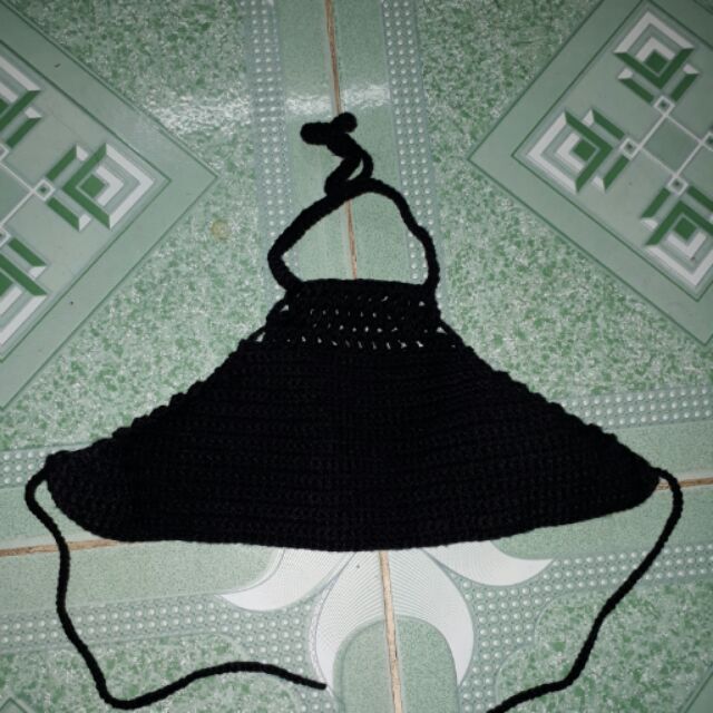 Yếm len móc