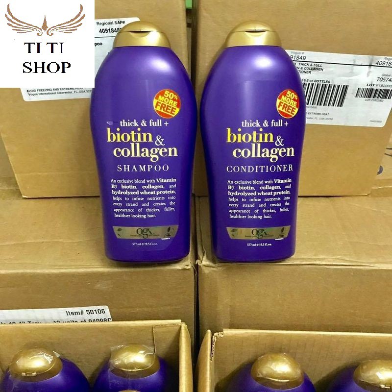 Dầu Gội BIOTIN COLLAGEN Giúp MọcTóc Cải Thiện Tóc 577ml | BigBuy360 - bigbuy360.vn