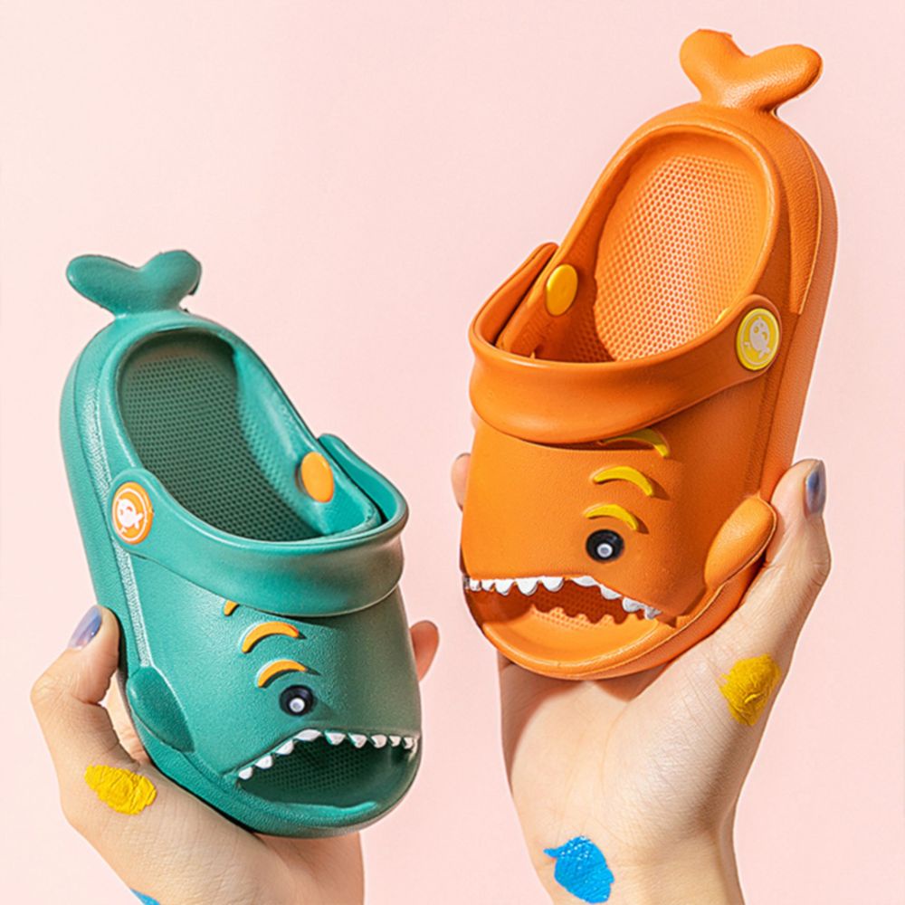 Dép cho bé Trai – Dép cho bé Gái hình BABY SHARK ngộ nghĩnh dễ thương, chống trượt có dây đeo