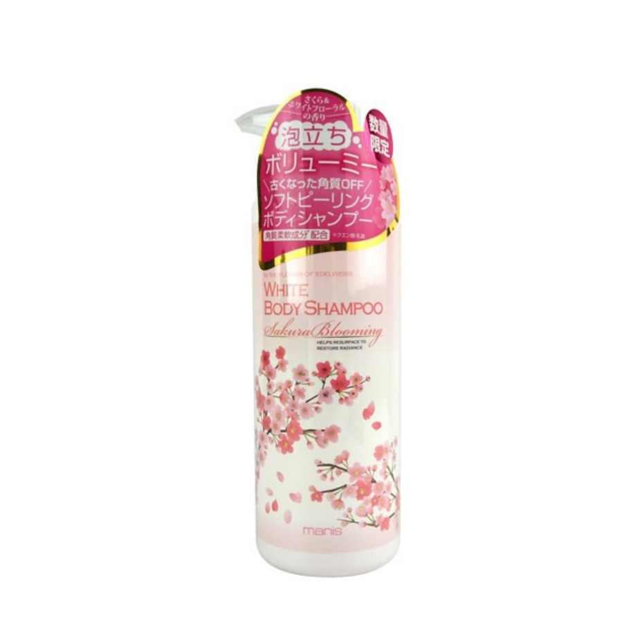 Sữa Tắm Trắng Da Manis White Body Shampoo Sakura Blooming – Nhật Bản