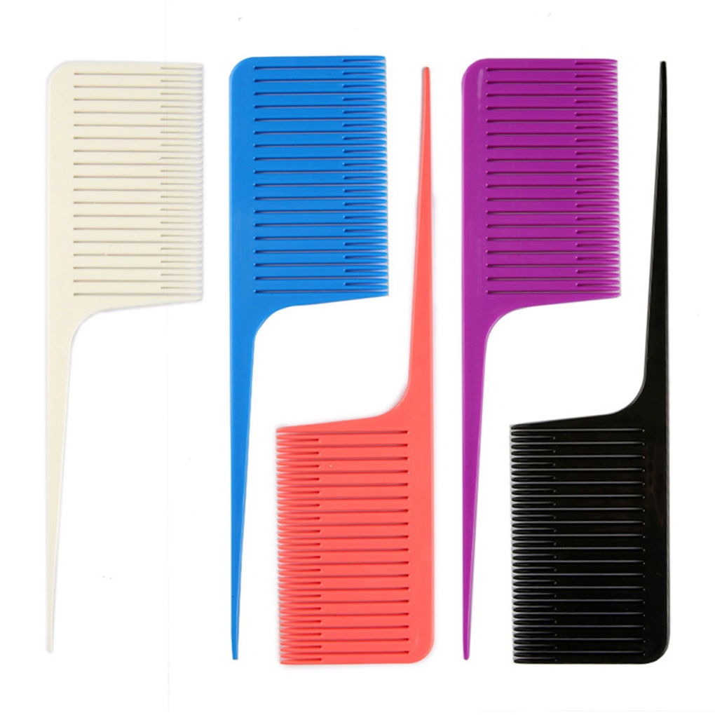 Lược đuôi nhọn chia tóc dùng để nhuộm highlight tạo kiểu DIY tại nhà/ salon