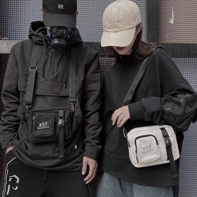Túi đeo chéo 1 nịt buf unisex ( có sẵn)