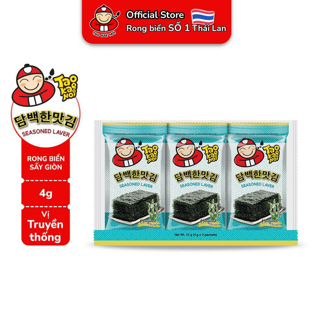 Snack Rong Biển TaoKaeNoi SEASONED LAVER