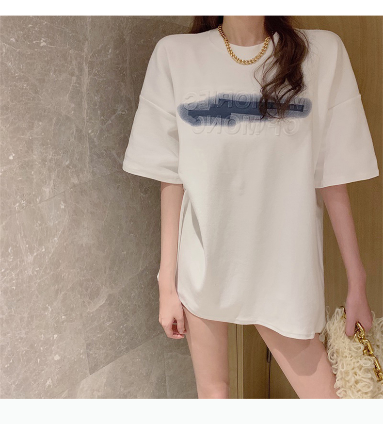 Áo Thun Tay Lỡ Form Rộng Phong Cách Hàn Quốc Dành Cho Nữ