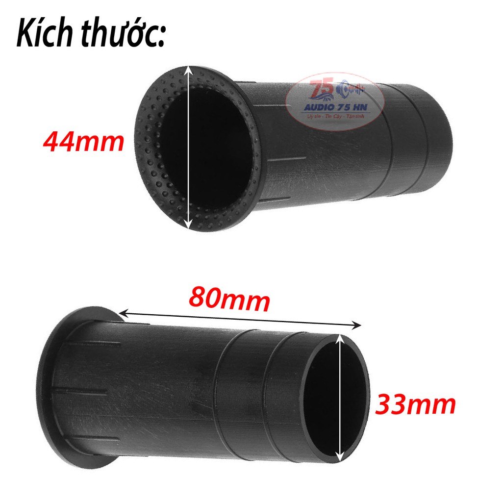 01 cái ống thông hơi loa, kích thước 80x33mm