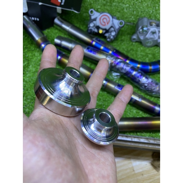 Chụp cóc inox salaya cho các dòng xe yamaha sirius ex135