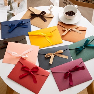 Phong Bì Bằng Giấy Kraft Họa Tiết Chữ Love Màu Sắc Tinh Tế Phong Cách Phương Tây