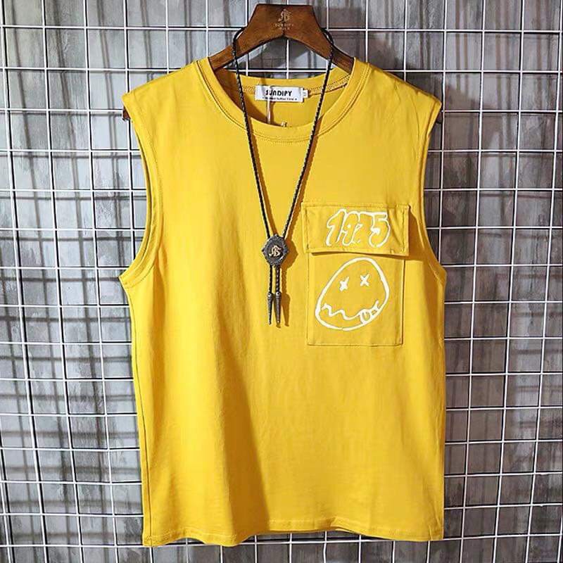 &lt; FREESHIP &gt; Áo thun hở nách vải thun cotton mềm mịn thấm hút mồ hôi form 75kg