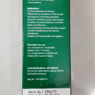 Nước súc họng Betadine