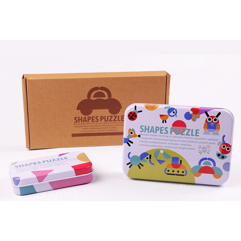 💖Giảm 10%💖  - Đồ Chơi Thông Minh - Bộ Xếp Hình  Gỗ Nhiều Mảnh
