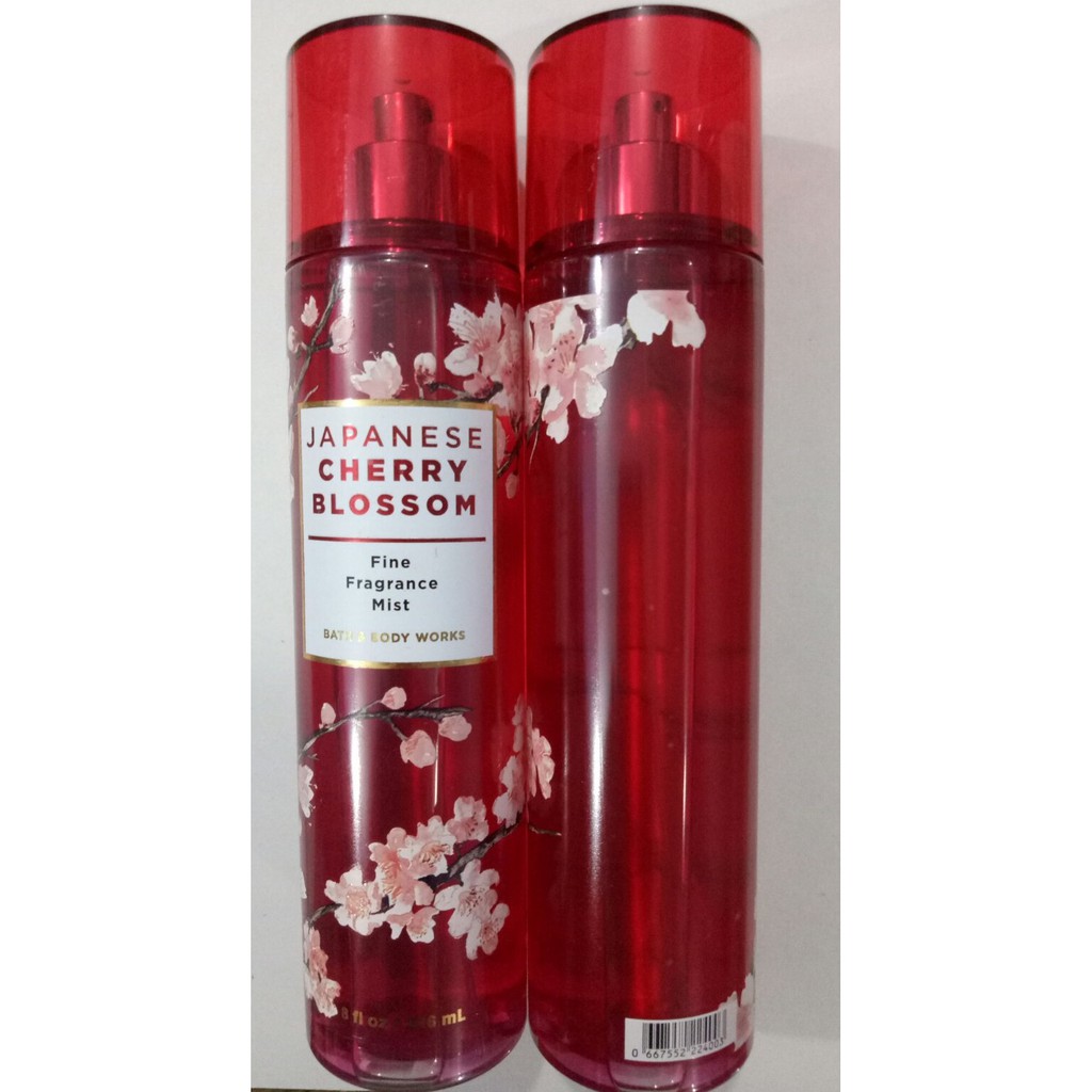 Xịt thơm toàn thân Mùi Japanese Cherry Blossom - Bath & Body Works (236ml)