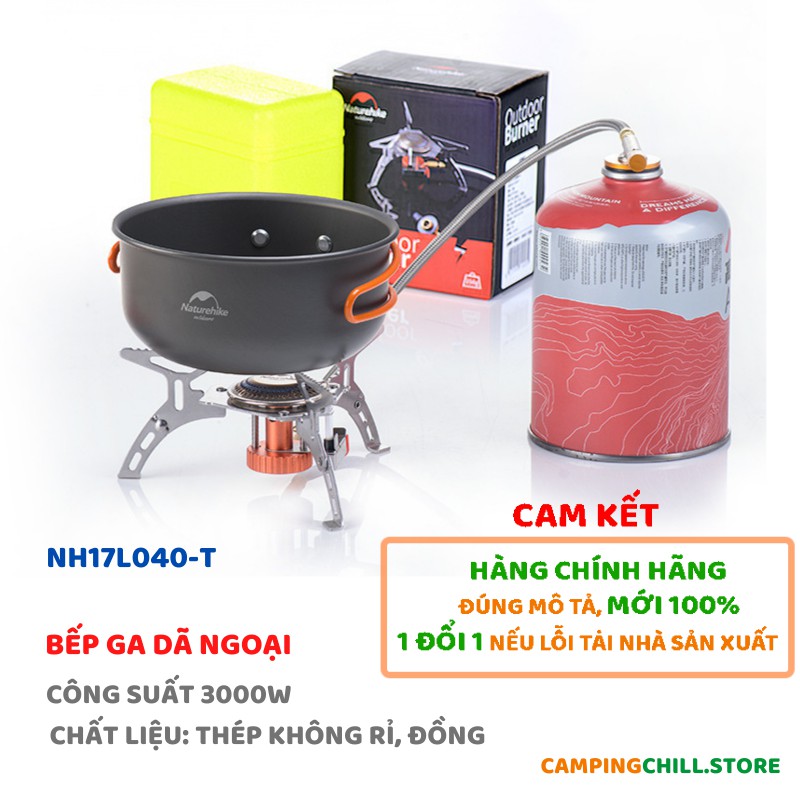 [CHÍNH HÃNG] BẾP GA MINI DÃ NGOẠI, CẮM TRẠI NATUREHIKE NH17L040-T | BigBuy360 - bigbuy360.vn