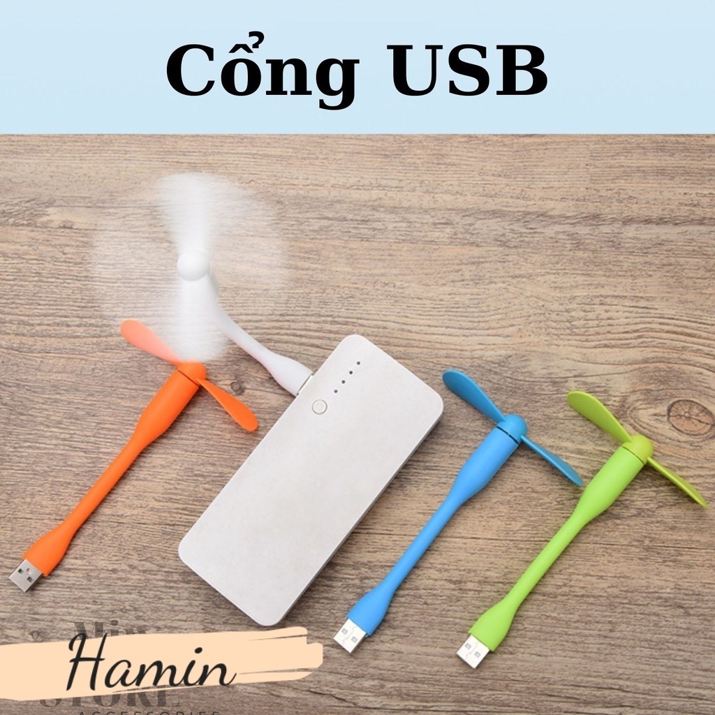 Quạt USB mini 2 cánh siêu mát, tiện lợi Phụ kiện Hamin