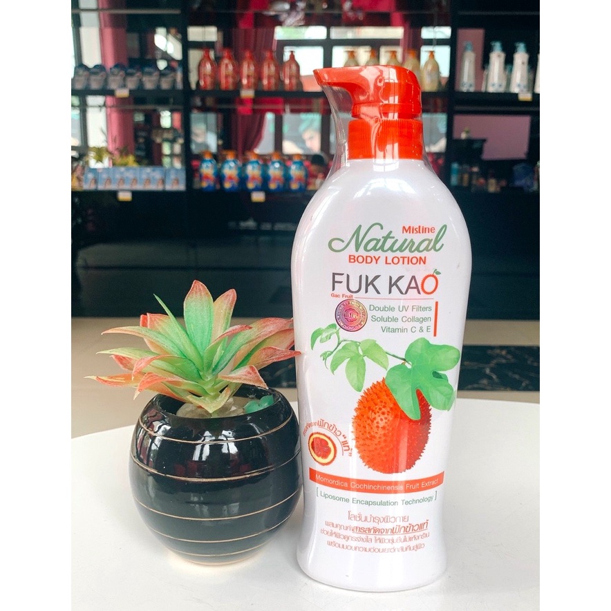 Date 04/03/2024 Dưỡng Thể MIstine Tinh Chất Gấc Fuk Kao 500ml Thái Lan
