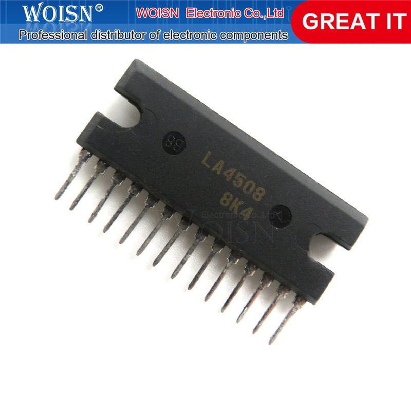 Linh kiện chip IC khuếch đại âm thanh kênh đôi La4508 Zip-14