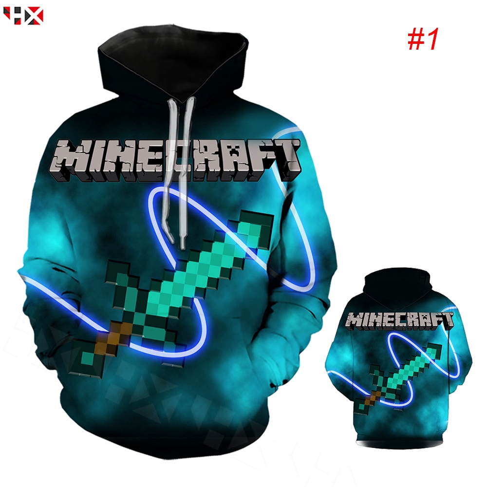 CLOOCL Game Minecraft 3D Printed Hoodie