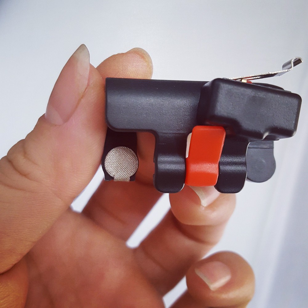 Bộ 2 nút chơi game bắn súng PUBG ROS dòng cải tiến MX vân đỏ trên điện thoại Ipad hỗ trợ chơi PUBG mobile Chammart | BigBuy360 - bigbuy360.vn