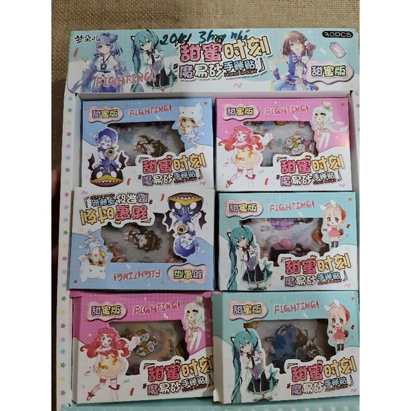 HỘP STICKER 4 TỜ SIZE HỘP 10CM MÃ CHT-1037