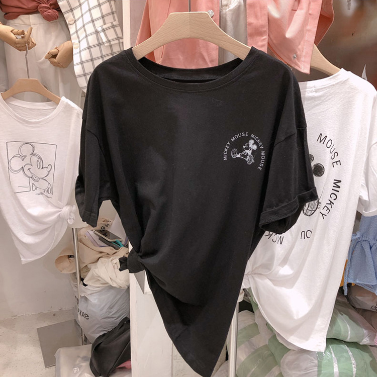 NRVP 2021 short-sleeved t-shirt women summer new style Korean loose casual all-match half-sleeved top tees