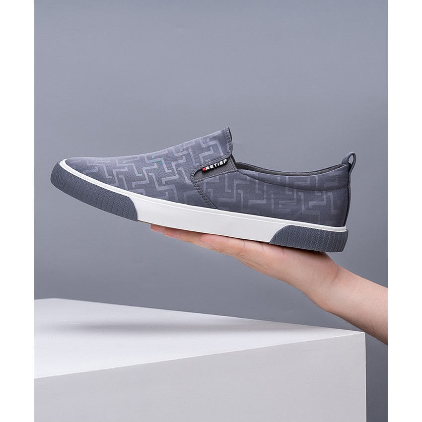 [XẢ KHO, LẺ SIZE] Giày lười nam - Slip on nam vải - Mã LY158 | BigBuy360 - bigbuy360.vn