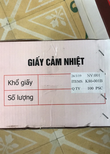 [MUA NHIỀU GIẢM GIÁ] Giấy in nhiệt Sakura K80 chất lượng cao | Giấy in hóa đơn in sắc nét