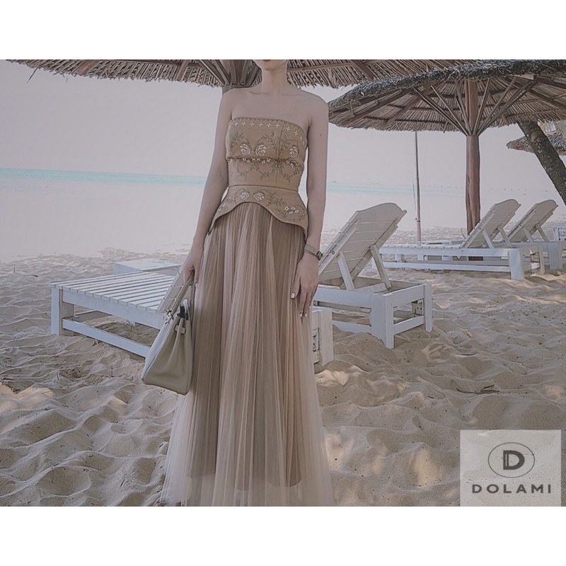 👗 Set chân váy dập ly quây da👗 _COBÉ_