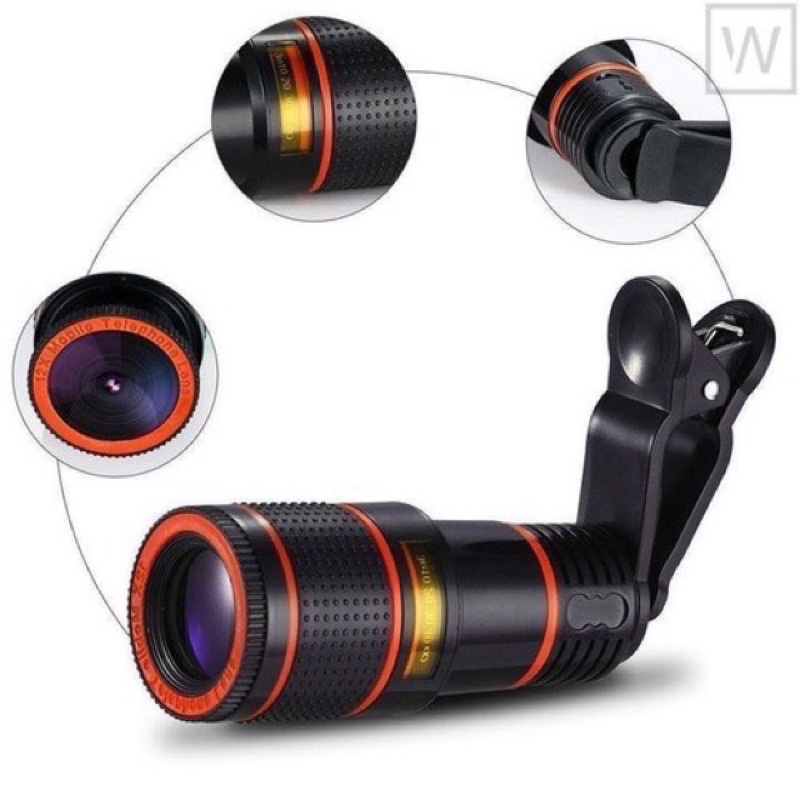 Lens máy ảnh 8X dành cho điện thoại có kẹp