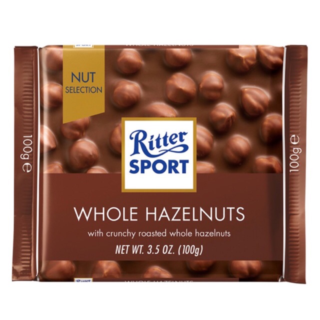 Socola Sữa Nhân Hạt Dẻ Ritter Sport 100g