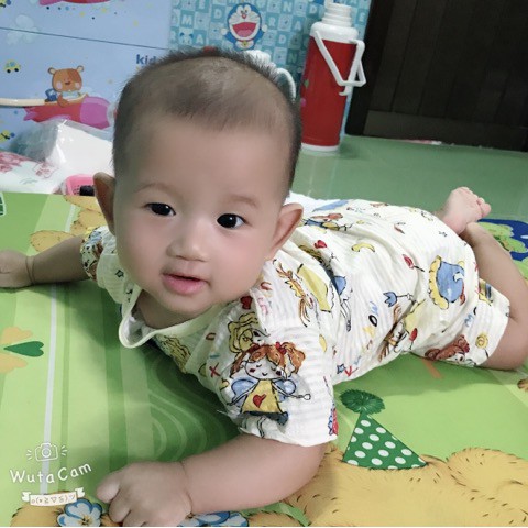 HÀNG LOẠI 1 - Bộ cotton sợi tre/ Bộ Sợi tre cộc tay cho bé trai bé gái