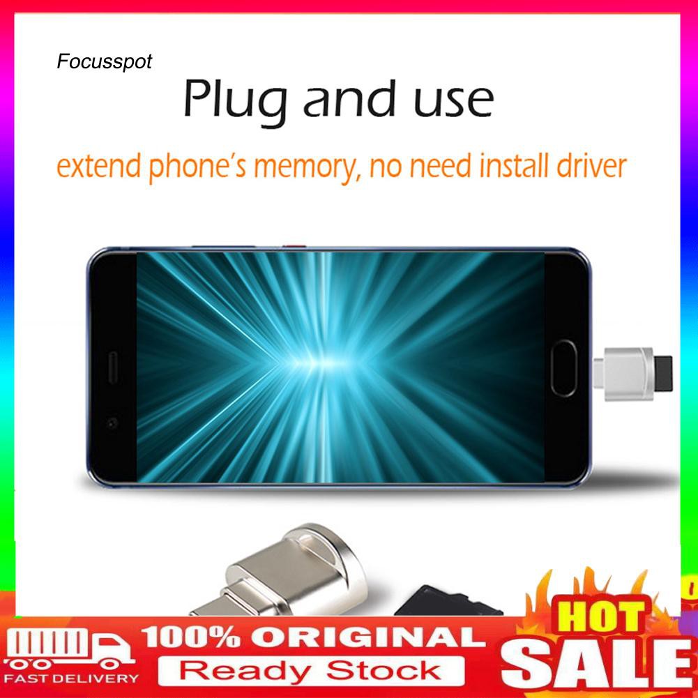 Đầu đọc thẻ nhớ Micro USB / Type-C | BigBuy360 - bigbuy360.vn