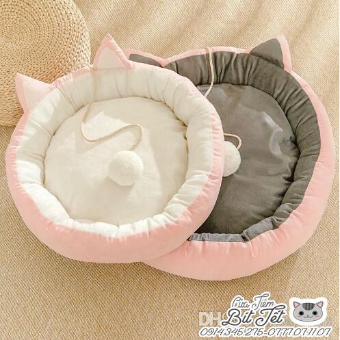 Nệm cho mèo, đệm nằm cho mèo, chó  Lót Nhung, Êm Ái, Thoáng Mát, Thấm Hút Tốt