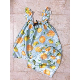 Đồ ngủ satin cánh tiên ་