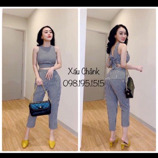 Set bộ hot girl buộc nơ . Ảnh cuối feedback khách