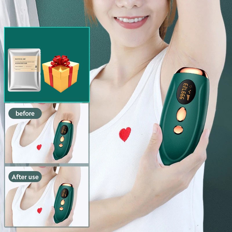 MÁY TRIỆT LÔNG VĨNH VIỄN MINI QMELE IPL 990000 Xung [MÁY TẨY LÔNG CẦM TAY]