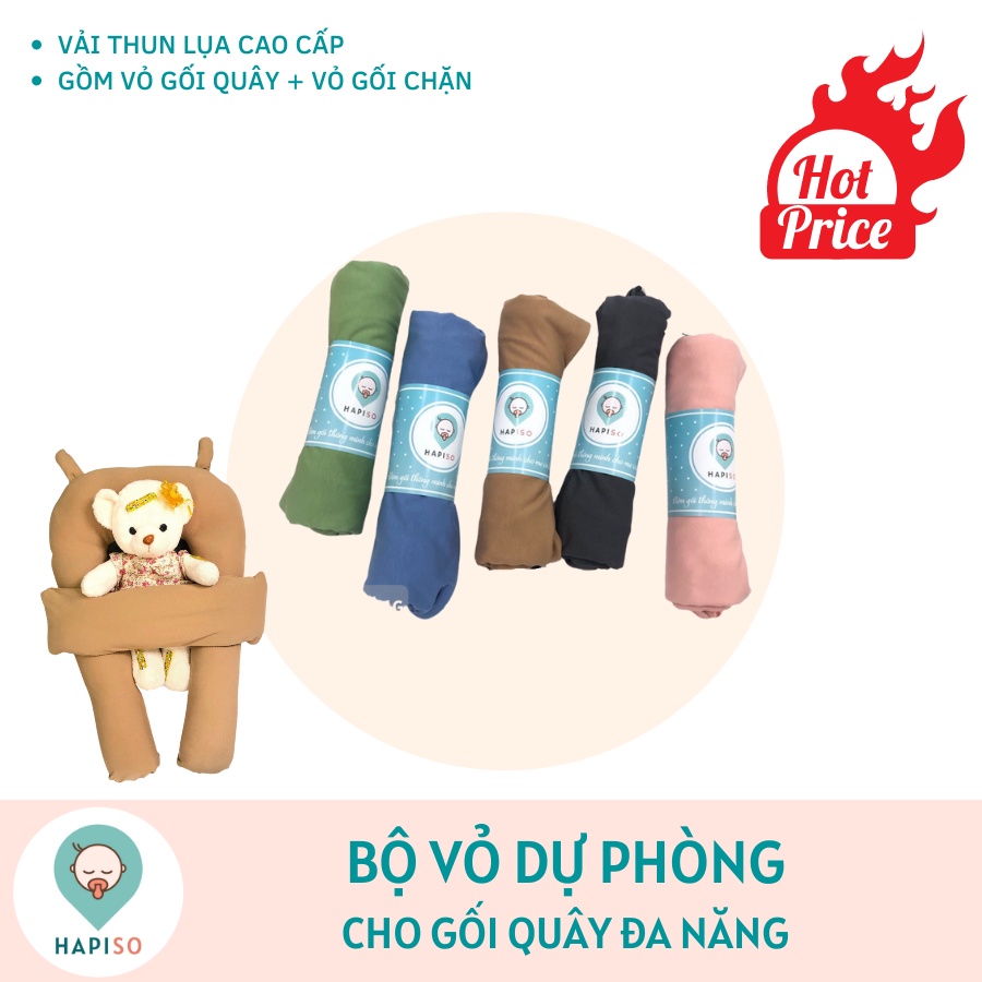 Bộ vỏ Combo Gối Quây + Gối chặn