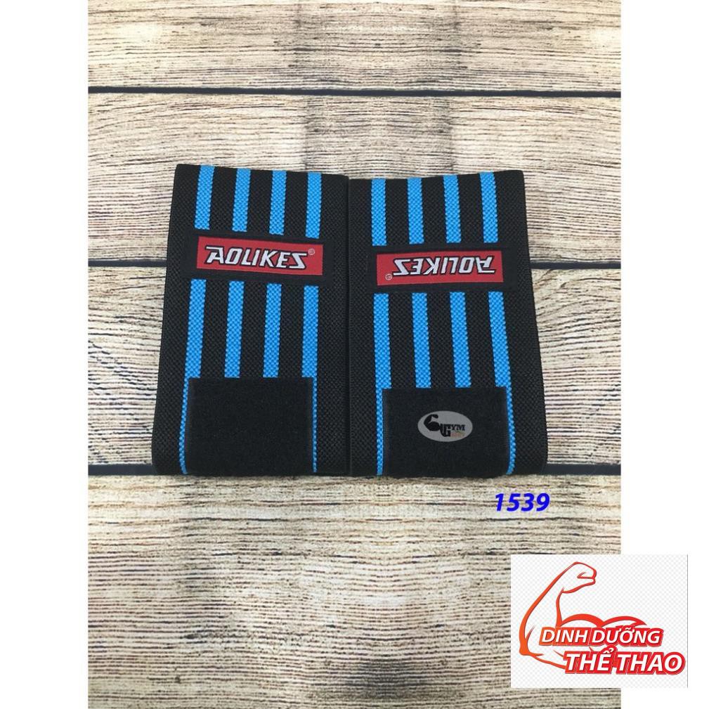 Bảo vệ cổ tay cao cấp Phụ Kiện Gym Aolikes Băng Quấn cổ tay 4 sọc (2 chiếc) (1539).