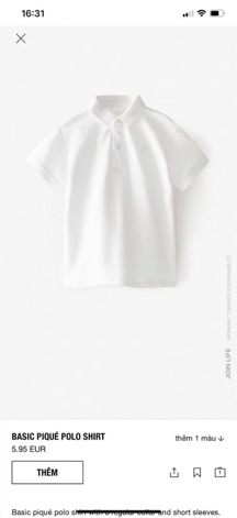 Áo polo zara auth