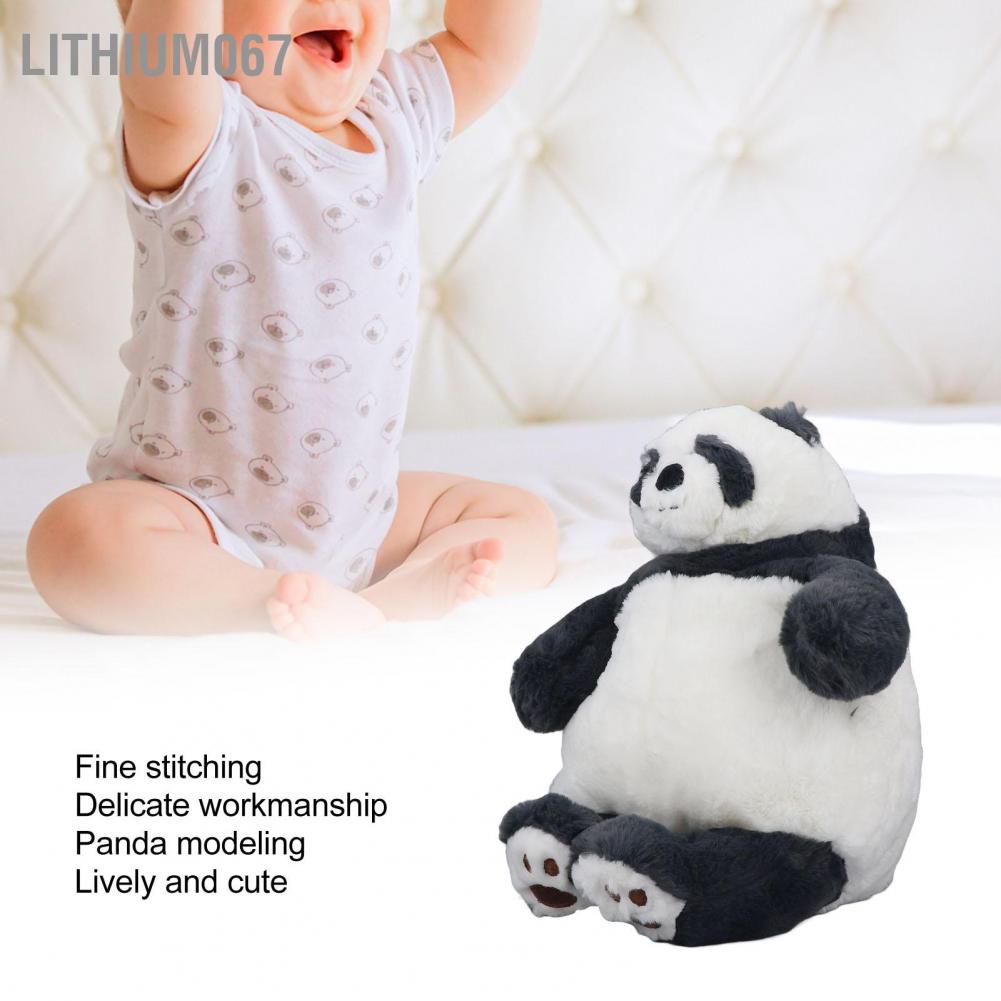 Lithium067 Lithium067 Panda Búp bê Nhồi bông Trẻ em Mềm mại Dễ thương Tinh tế Đồ chơi sang trọng Trang trí nội thất Quà tặng sinh nhật
