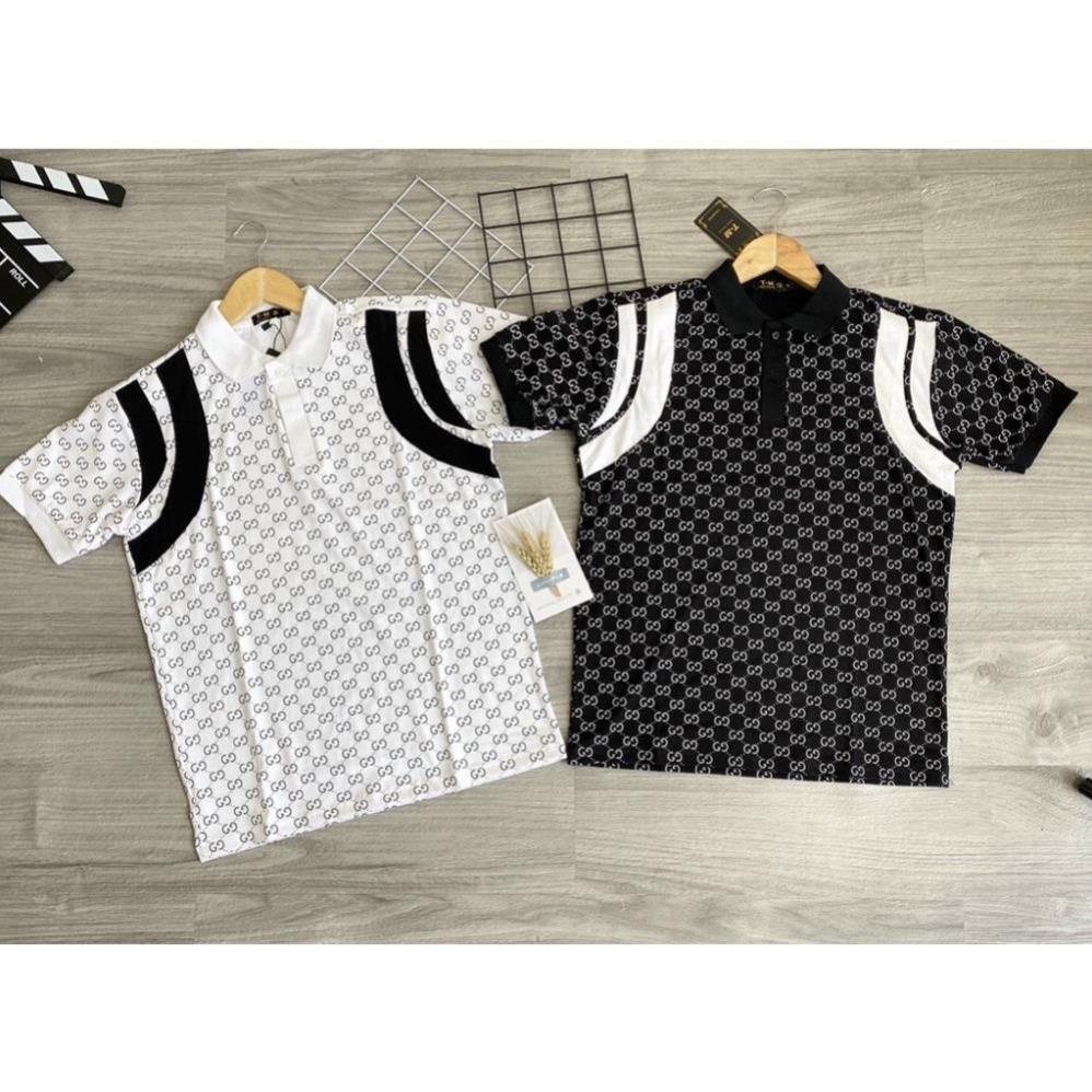 ÁO THUN NAM GUCCI CÓ HỌA TIẾT VIỀN TAY CỰC ĐẸP SIÊU HOTTREND ! '