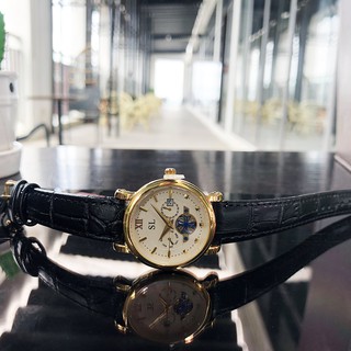 Đồng hồ Nữ SL 5283L, Dây da cao cấp, Full hộp, Mặt Sapphire chống xước, chống nước, Thẻ bảo hành 3 năm