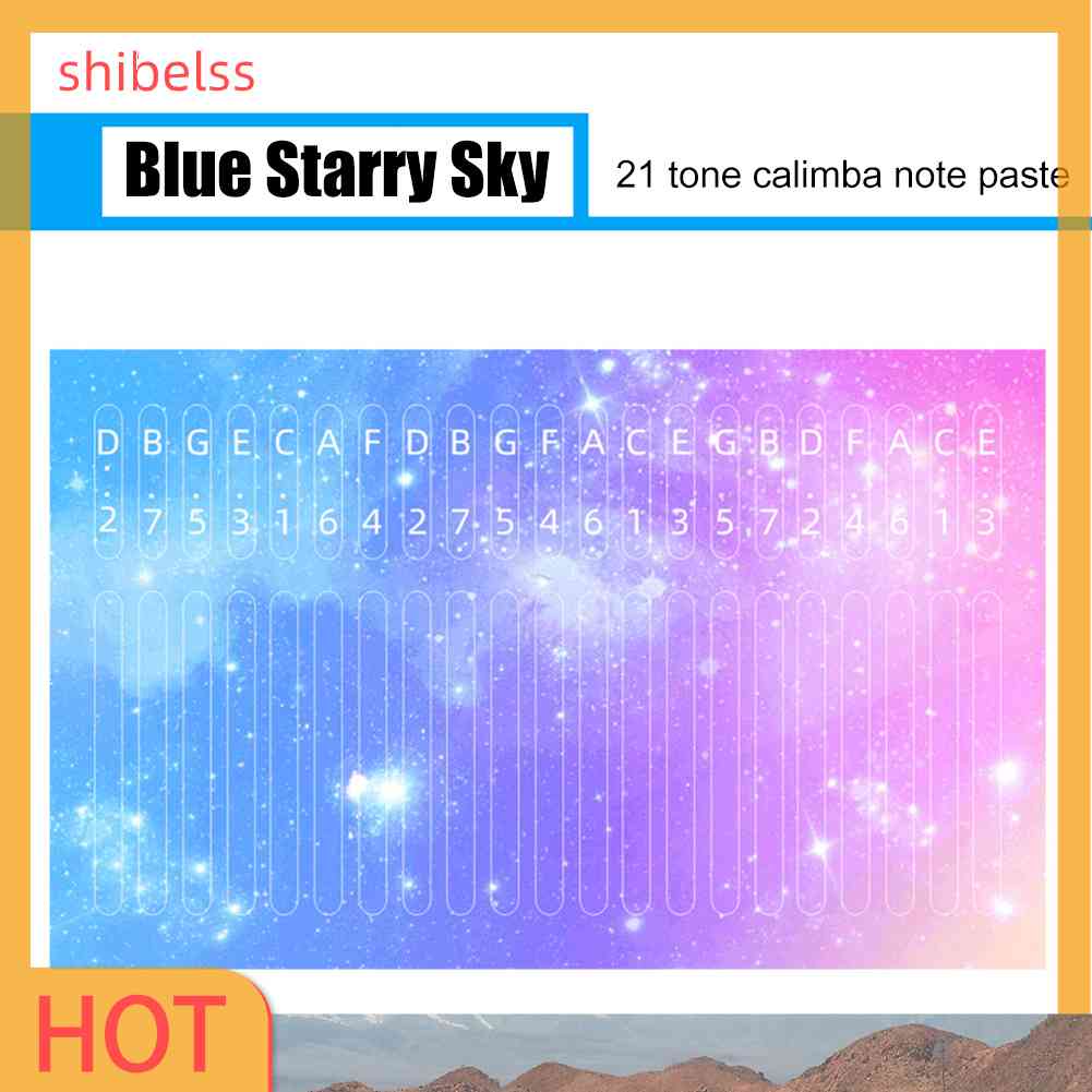 Miếng Dán Hình Logo Đàn Kalimba 21 Phím Cho Người Mới Bắt Đầu