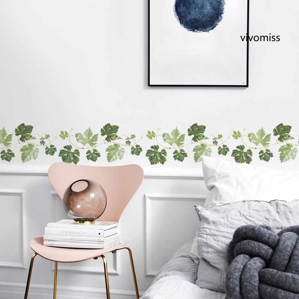 Giấy Dán Tường Hình Dây Leo Trang Trí Phòng Khách / Nhà Bếp DIY