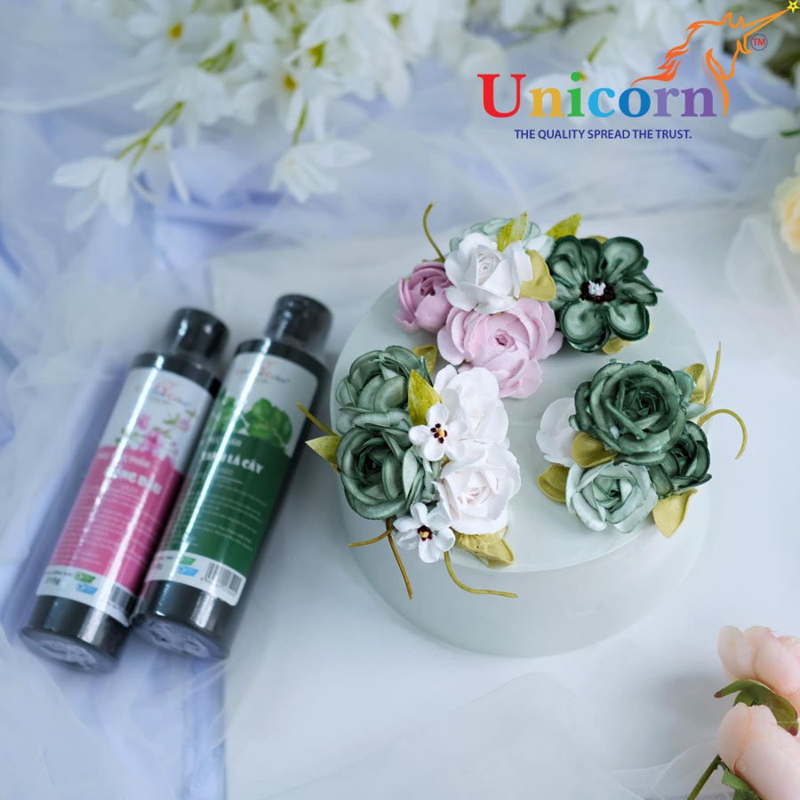 Màu thực phẩm 210g - Xanh Lá cây MS02  - Unicorn color