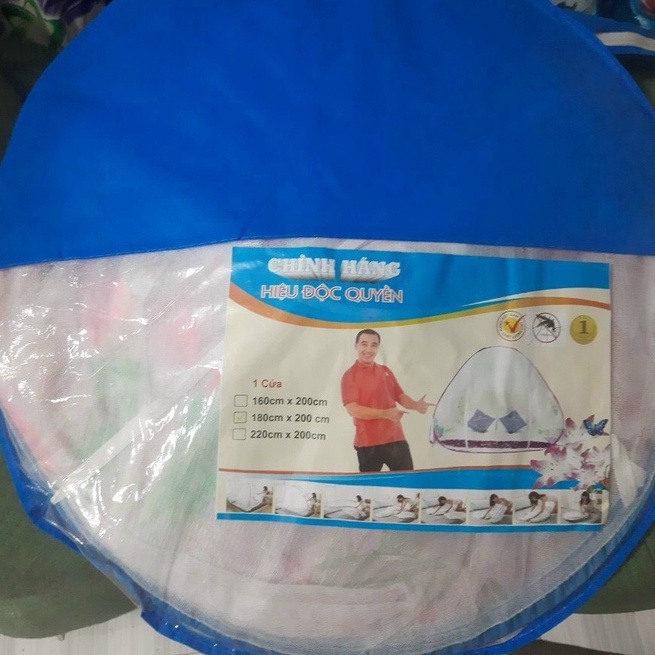 Mùng chụp không đáy tự bung gấp gọn đủ kích thước