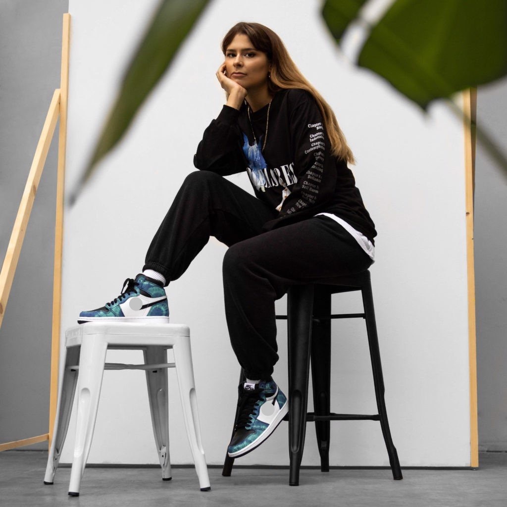 Giày thể thao air Jordan 1 tie dye, giày sneaker nam nữ JD1 cổ cao Xanh loang đậm nước biển cực chất hàng mới về | BigBuy360 - bigbuy360.vn