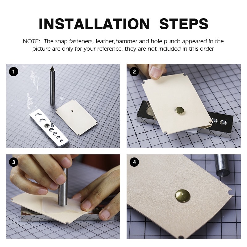 Set 10 Đinh Tán Bằng Đồng Nguyên Chất Hai Đầu Tròn Dùng Trang Trí Quần Áo/Túi Xách