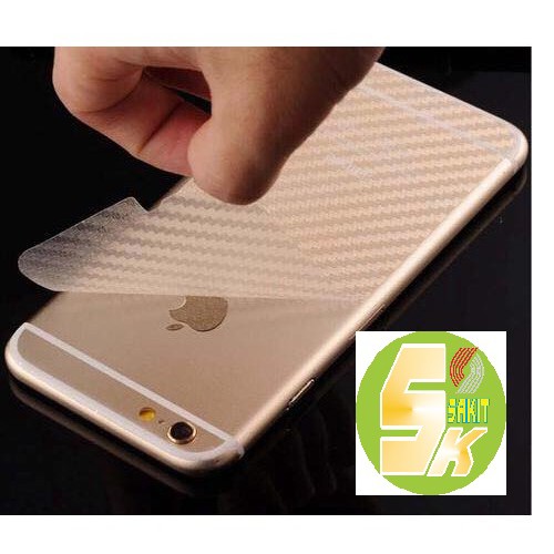 Miếng dán mặt sau Cacbon - SKIN IPHONE 5G - 6/ 6S - 6 PLUS/ 6S PLUS - 7/ 8 - 7 PLUS/ 8 PLUS - X/ Xs (IPHONE 10) - XsMAX