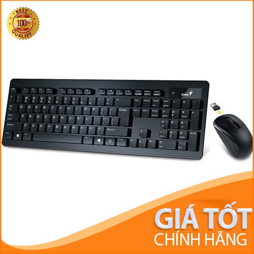 [CHÍNH HÃNG] Combo Genius không dây KB8200