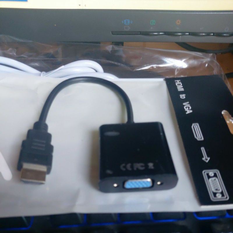 Bộ chuyển HDMI sang VGA cho Laptop, đầu thu, tivi box kết nối màn hình rời